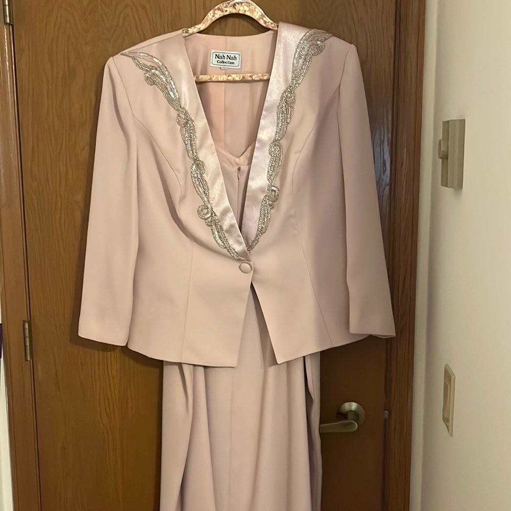 Nah nah collection pink long dress